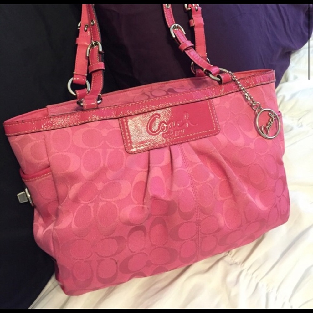 Pink Coach Purse